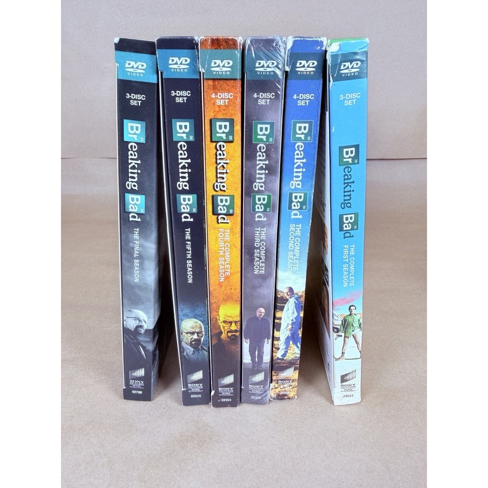 Breaking Bad Complete Series DVD Seasons 1 2 3 4 5 Season 21 Disc Set, 1 Sealed